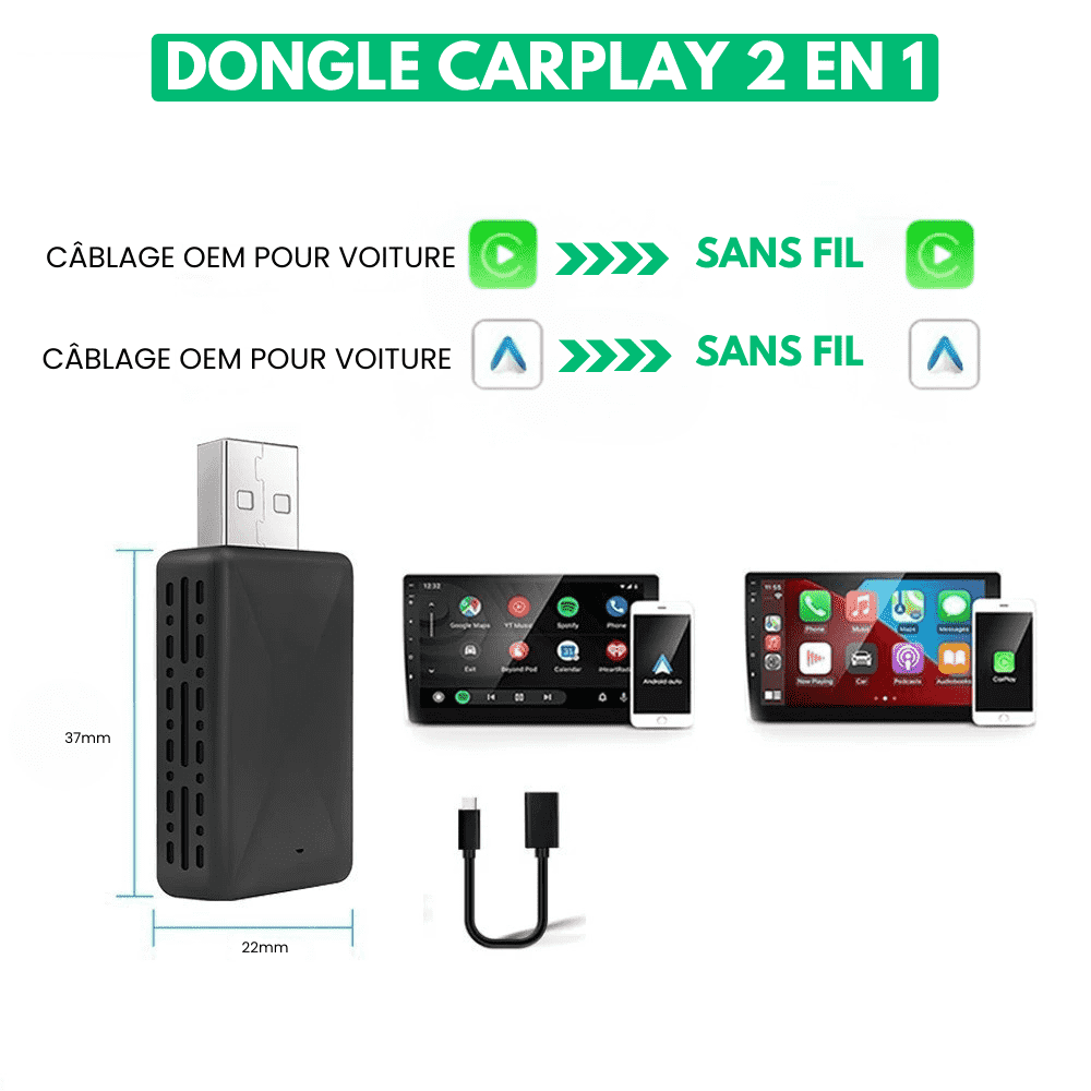 Mobilink™ - Clé CarPlay IOS & Android
