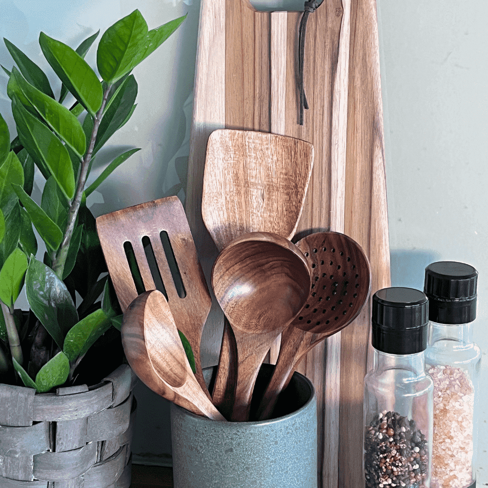 Arboris Cuisine™ - Set de cuisine en bois de noyer