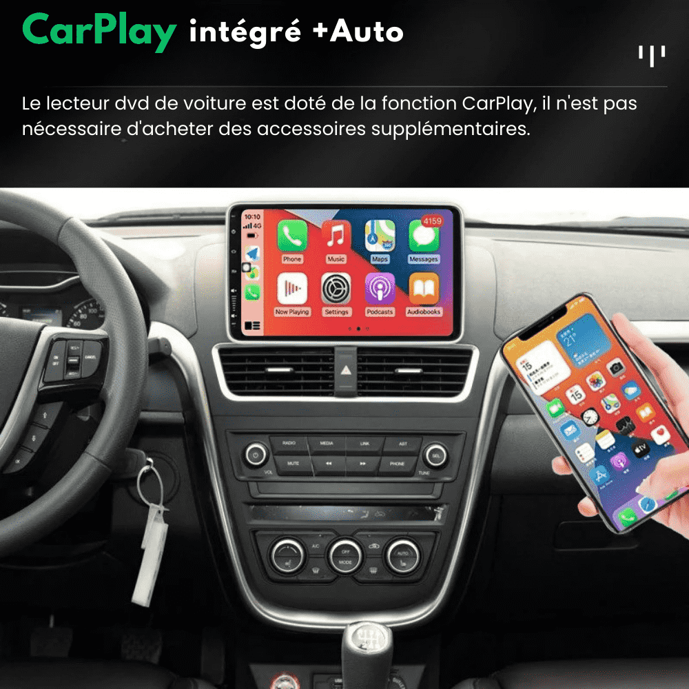 EvoPlay™ - CarPlay Autoradio Universel Bluetooth