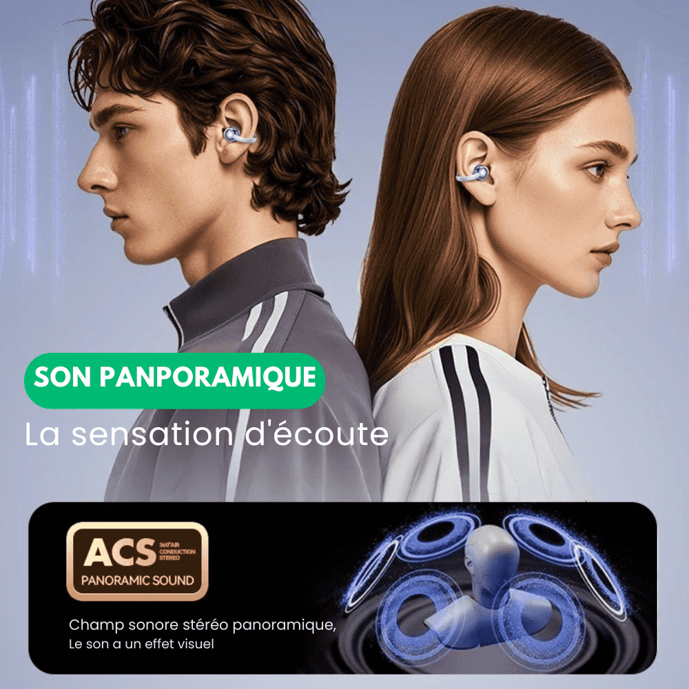 Vocalis™ - Écouteurs Bluetooth Clip-On