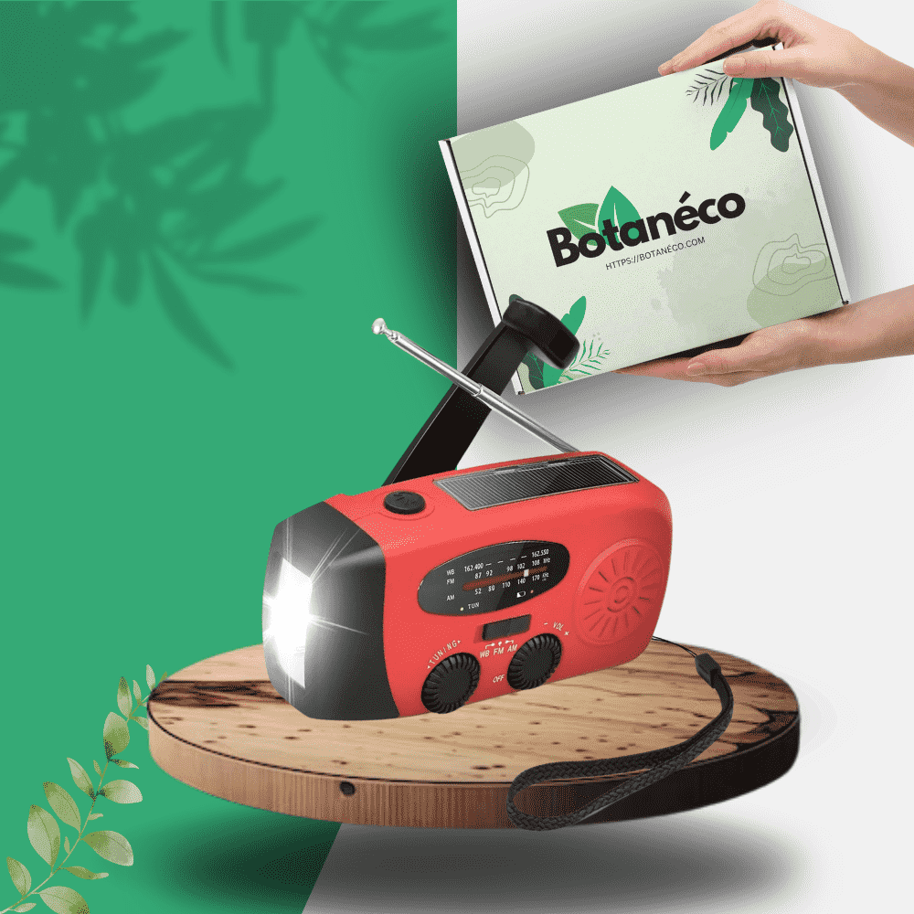 NEXRadio™ - Radio Multifonction Portable Solaire