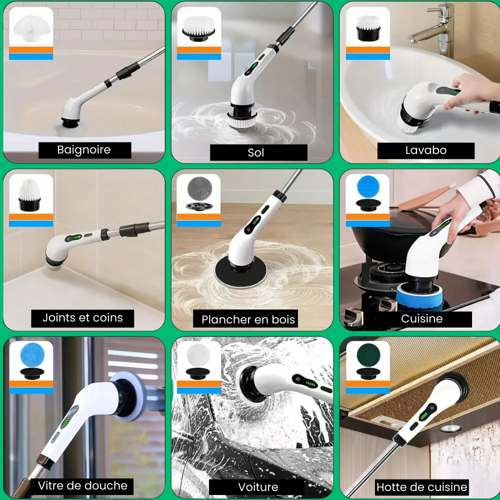 SparklyPro™ - Brosse électrique anti-moisissure