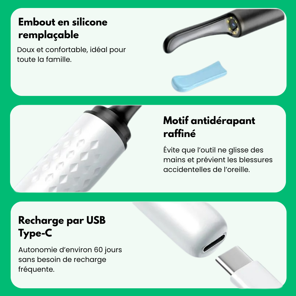 Oticlean™ - Élimine Le Cérumen Sans Risques