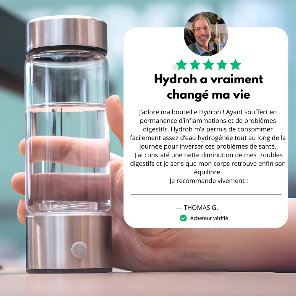 Hydroh™ - Gourde Eau Hydrogénée