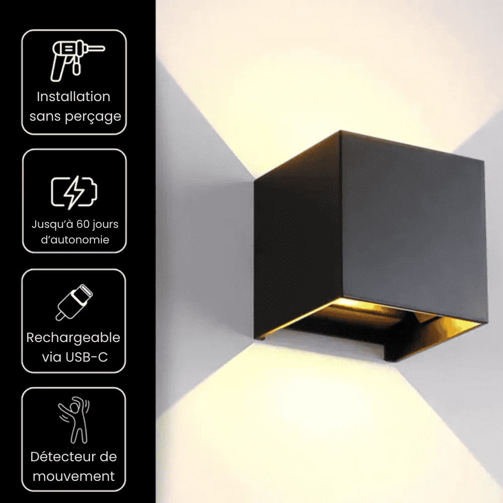 Luminea™ - Lampe Murale Détecteur de Mouvement