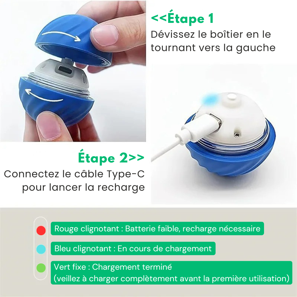 MoveoBall™ - Balle Interactive Chien & Chat