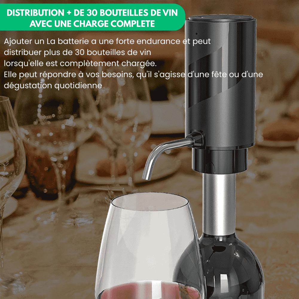 Velveno™ - Distributeur Aérateur De Vin Électrique