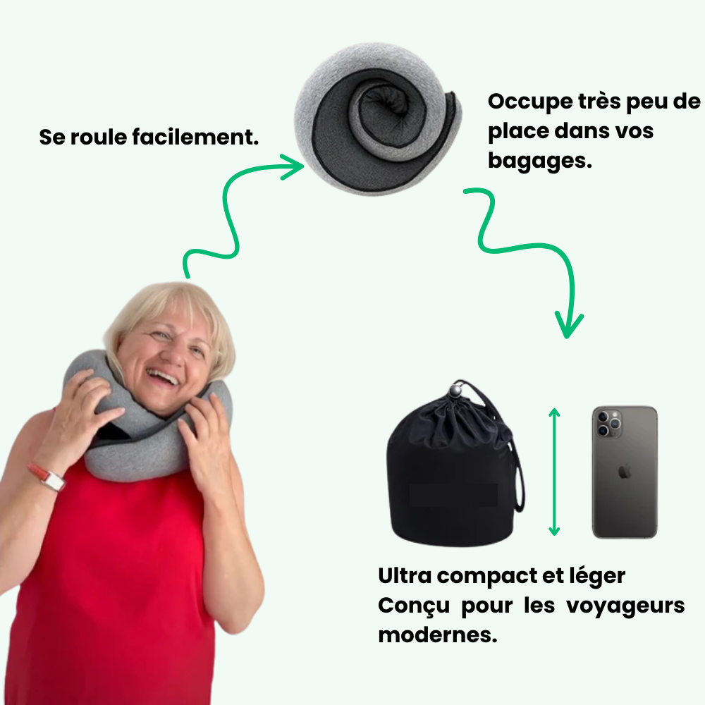 Comfo™ – Oreiller de Voyage Ergonomique