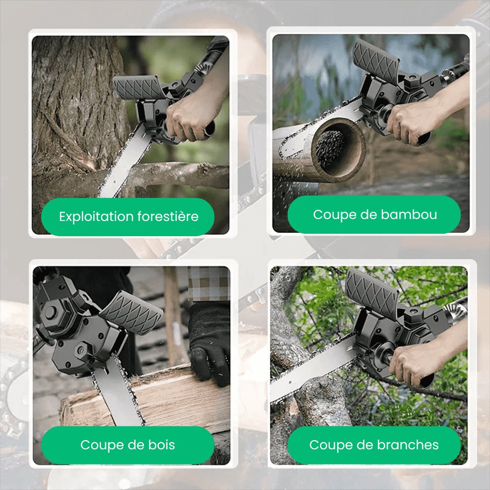 CraftSaw™ - Transformez Votre Perceuse en Tronçonneuse