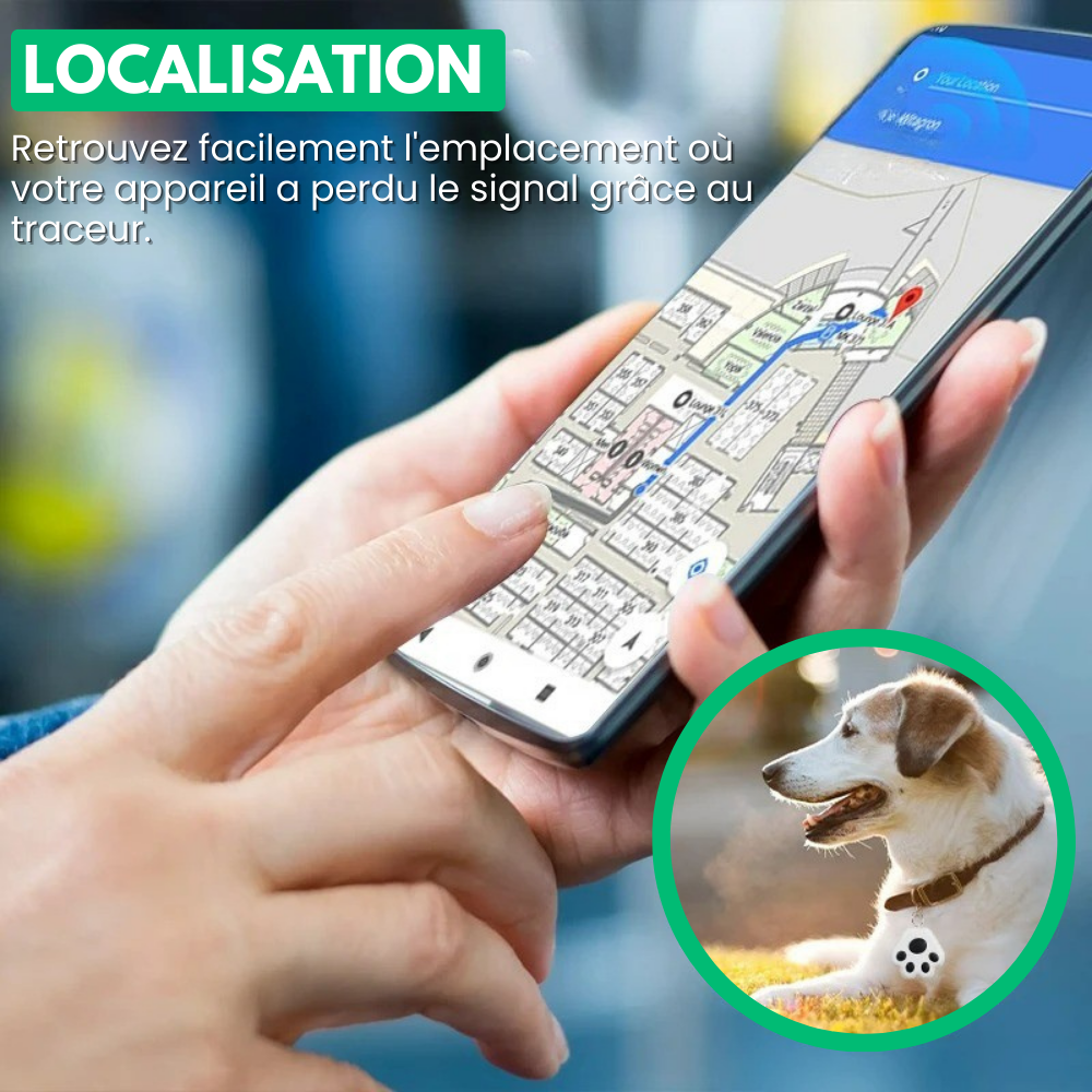 SafeTag™ - Traceur GPS Pour Chien Et Chat