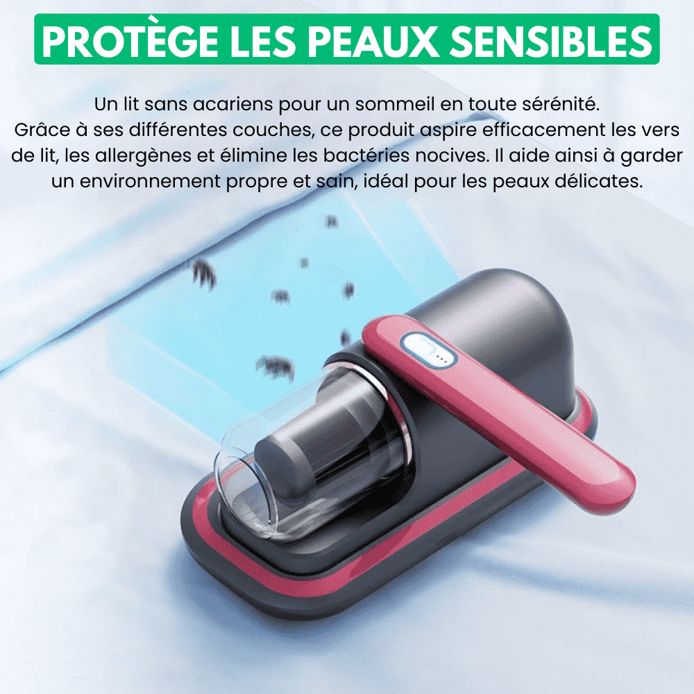 Pulse™ - Aspirateur Anti Acariens, Bactéries & Moisissures