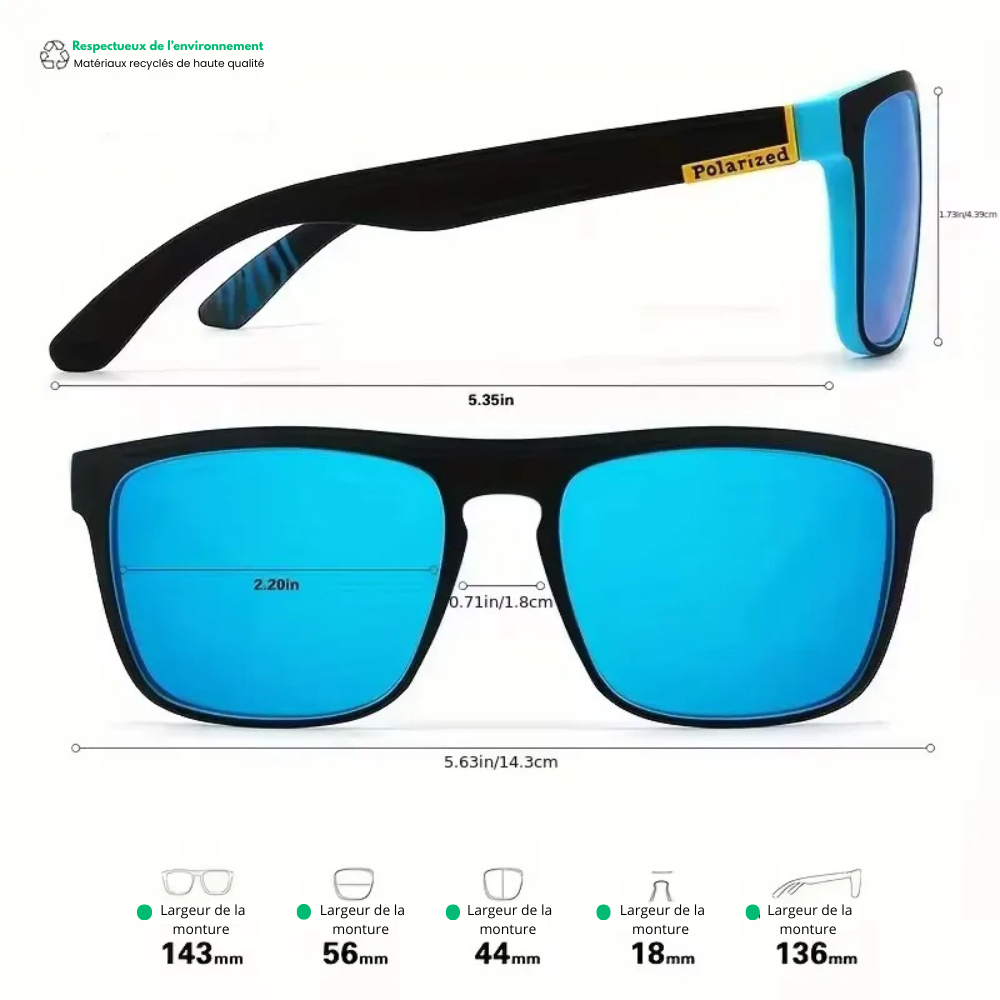 Vision™ - Lunettes polarisées ultra-légeres