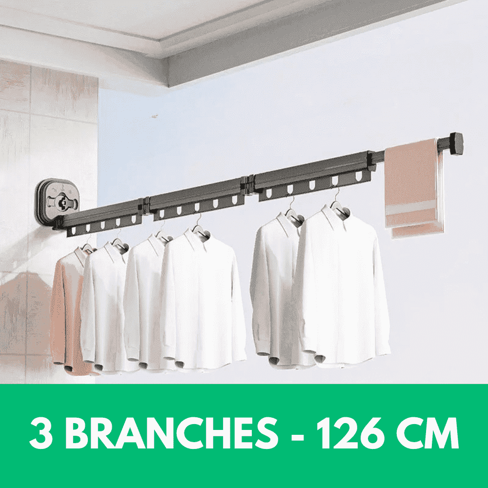 WallDry™ - Étendoir extensible sans perçage