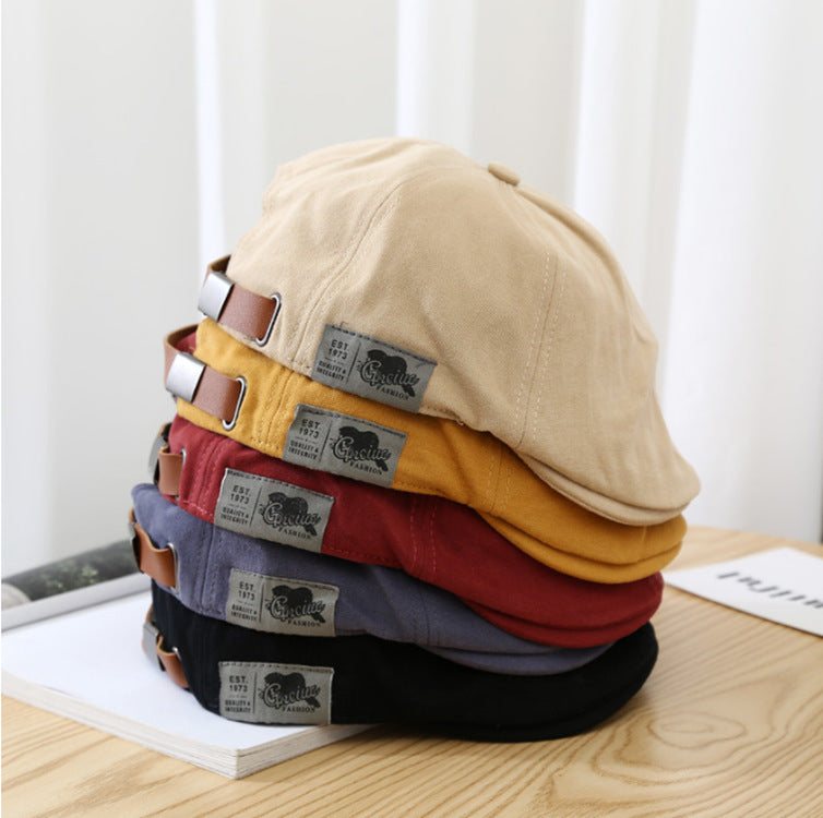 Angiales - Béret Homme en Coton Ajustable