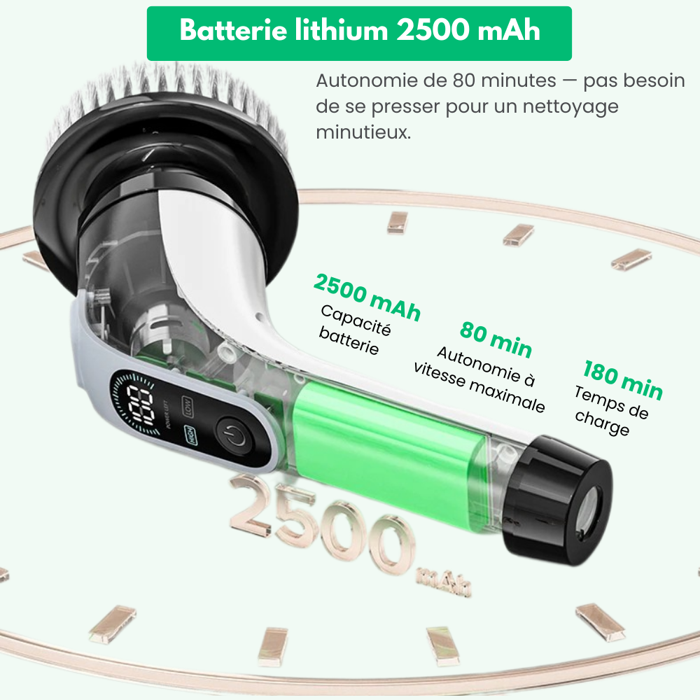 SparklyPro™ - Brosse électrique anti-moisissure