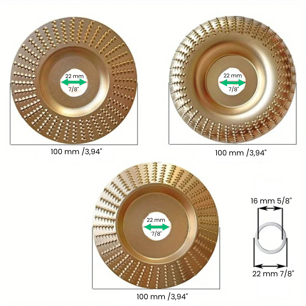 Disqueo™ - Kit De Disques Ponçage Et Sculpture Bois