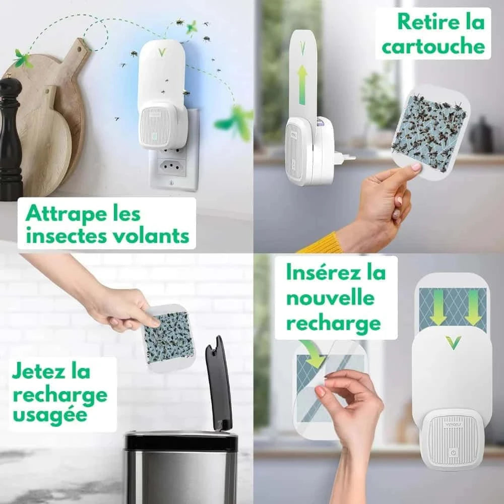 OviTrap™ - Piège Anti-Moustiques et Mouches