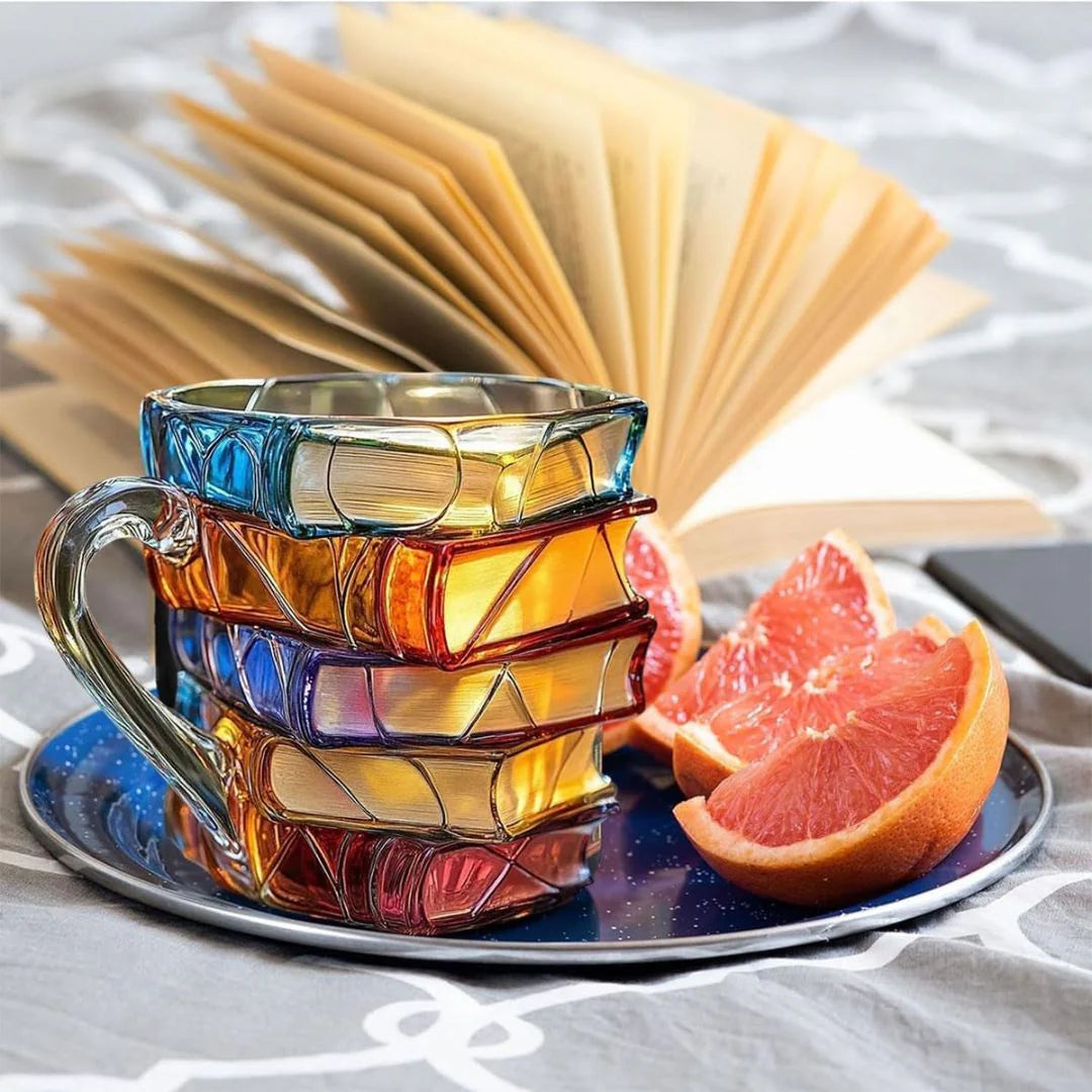 TomeTasse™ - Un mug 3D qui fait briller votre bibliothèque
