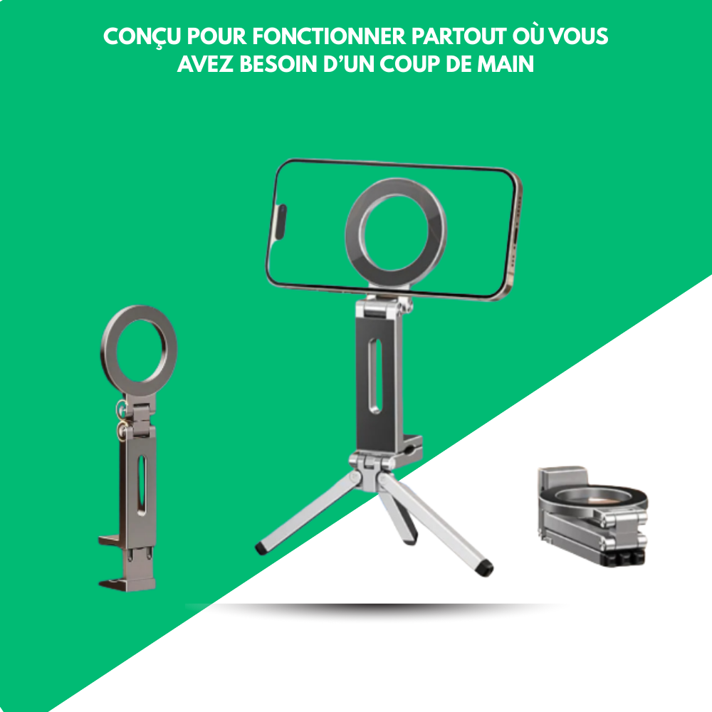 TripGrip™ - Mini Trépied Pro Aimenté