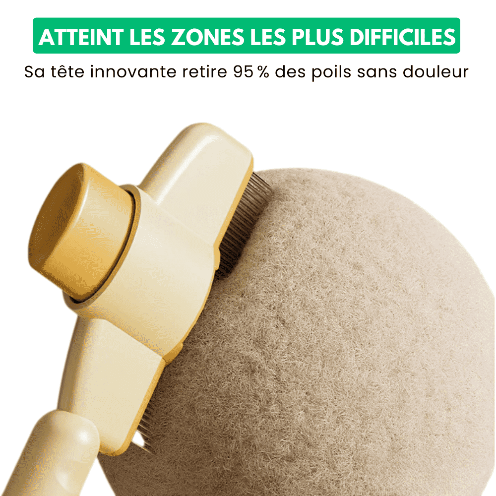 Veluto™ - Brosse Anti-Poils Chien & Chat