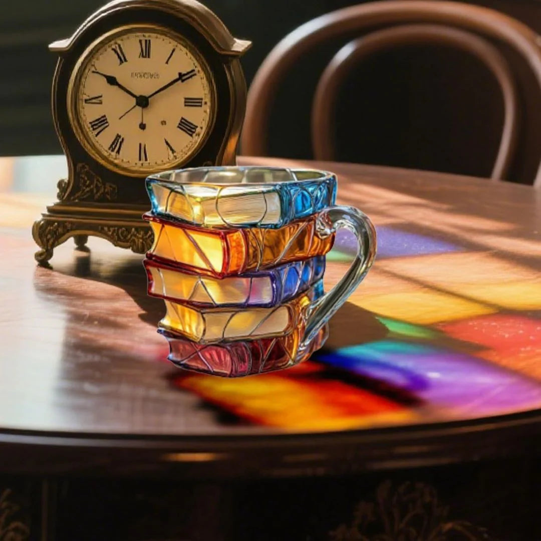 TomeTasse™ - Un mug 3D qui fait briller votre bibliothèque