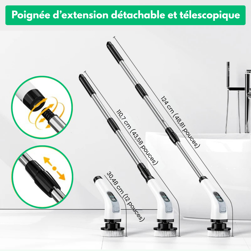 SparklyPro™ - Brosse électrique anti-moisissure
