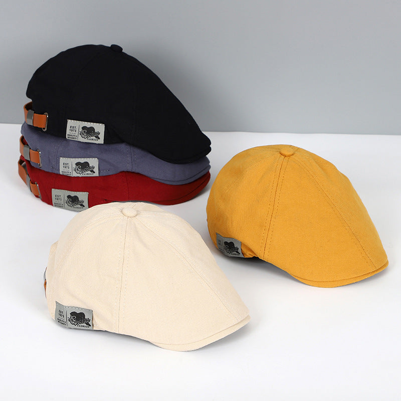 Angiales - Béret Homme en Coton Ajustable