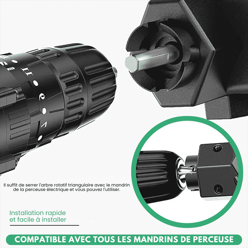 CraftSaw™ - Transformez Votre Perceuse en Tronçonneuse