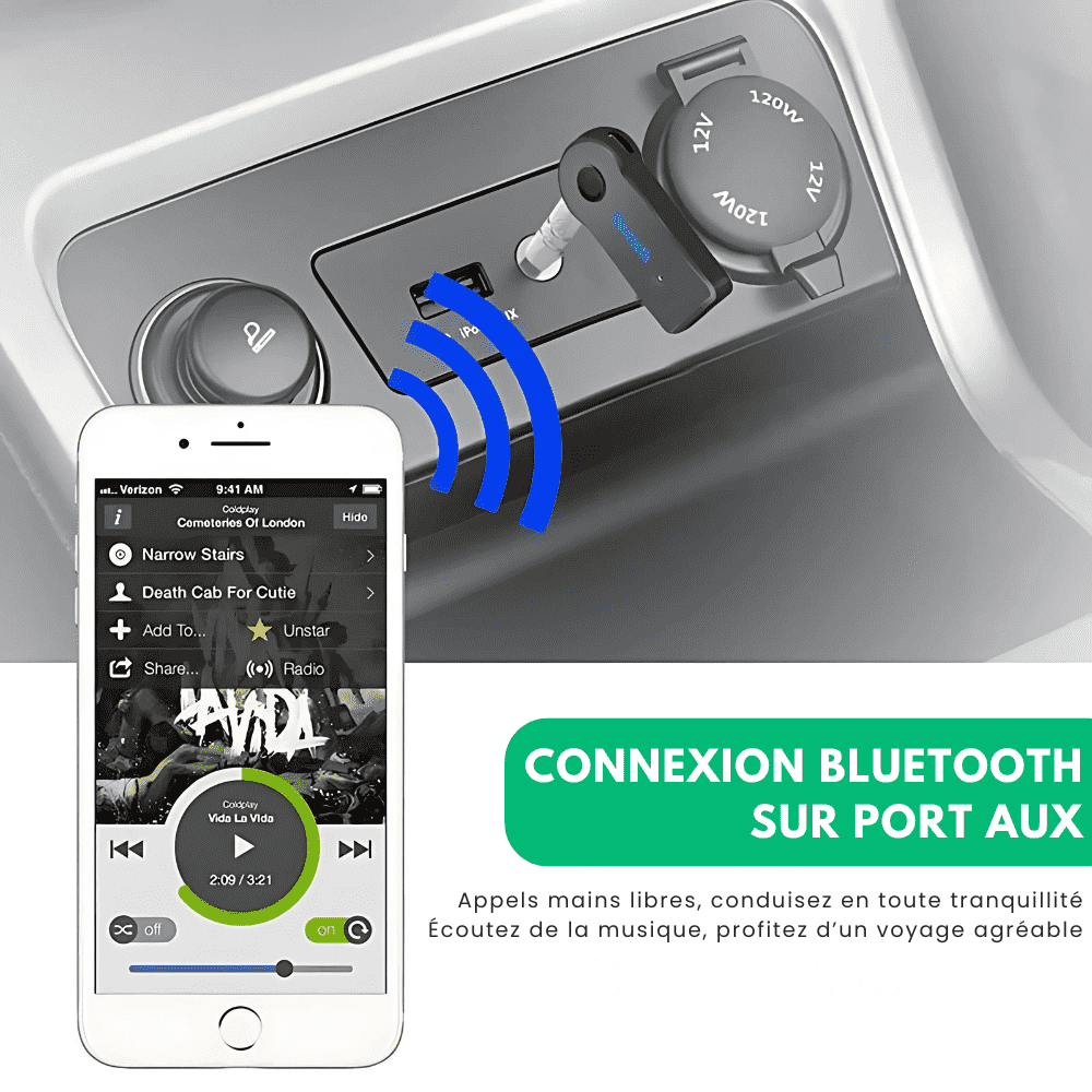 AutoLink™ - Adaptateur Bluetooth avec Micro Intégré