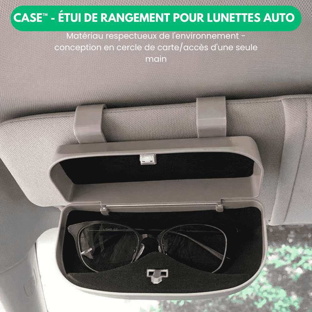 Case™ - Étui De Rangement Pour Lunettes Auto