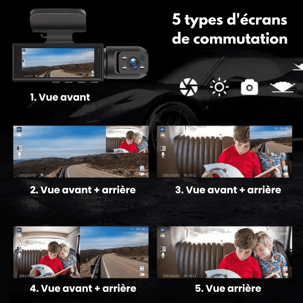 RoadCam™ - Caméra embarquée HD pour voiture