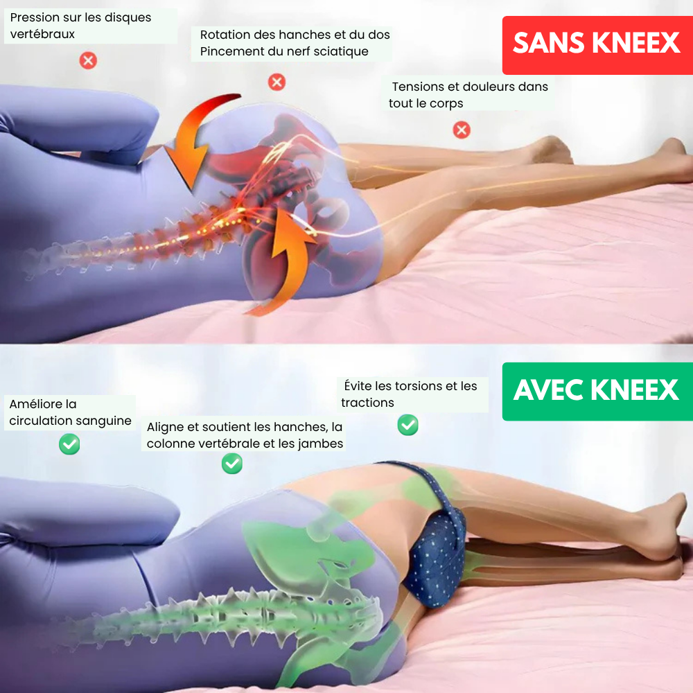 Kneex™ - Oreiller D’Alignement Pour Jambes Et Hanches