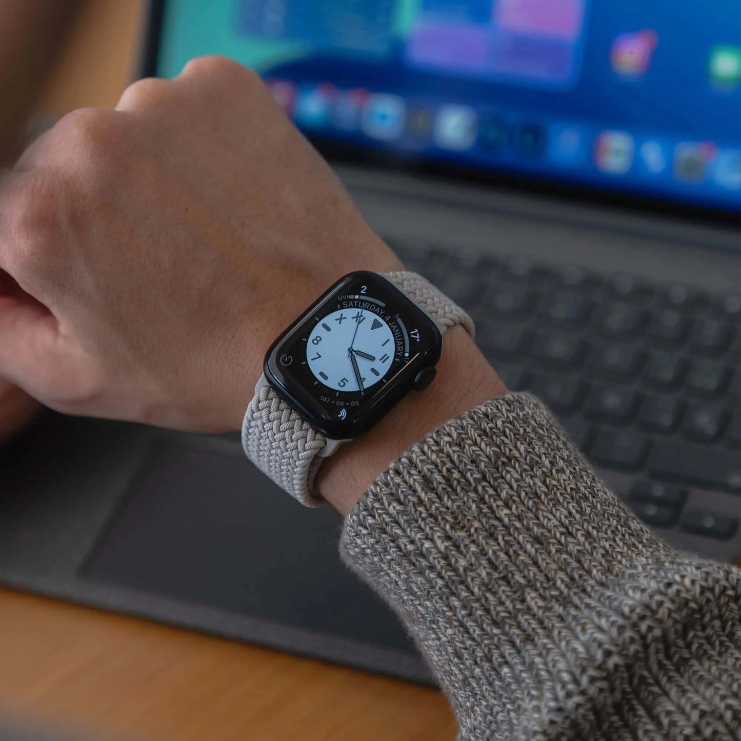 Silko™ - Bracelet Apple Watch Tressé