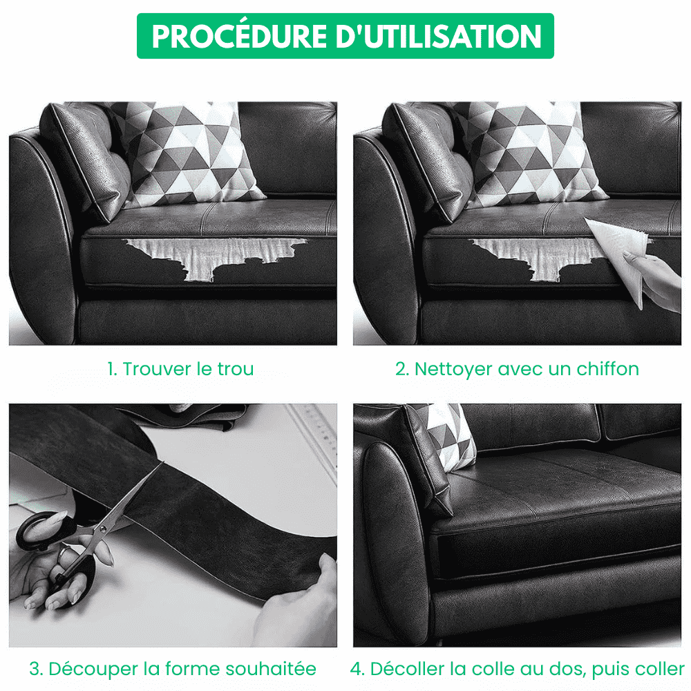 PatchiPro™ - Ruban De Réparation Cuir Imperméable