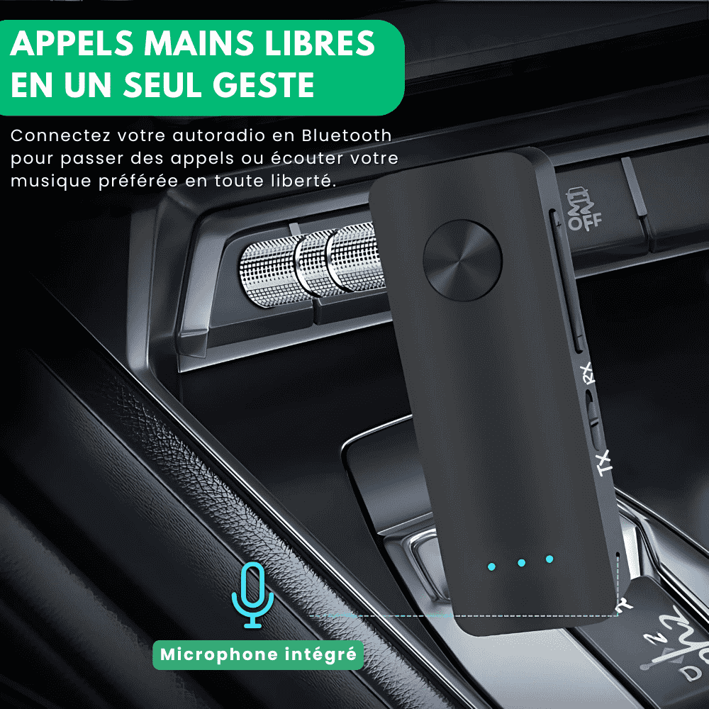 AutoLink™ - Adaptateur Bluetooth avec Micro Intégré