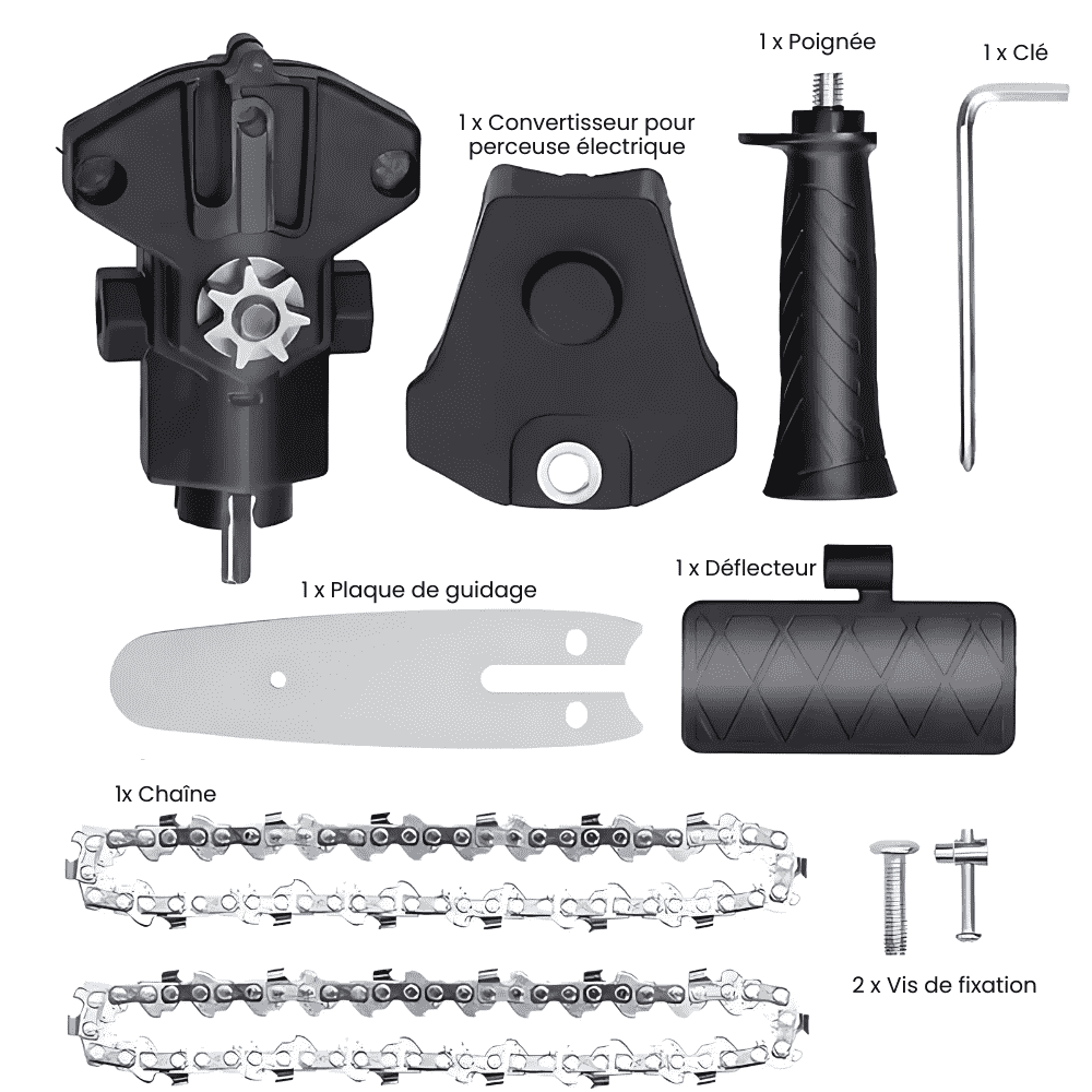 CraftSaw™ - Transformez Votre Perceuse en Tronçonneuse