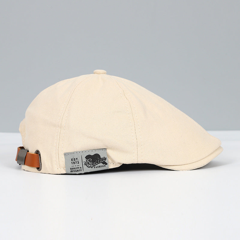 Angiales - Béret Homme en Coton Ajustable