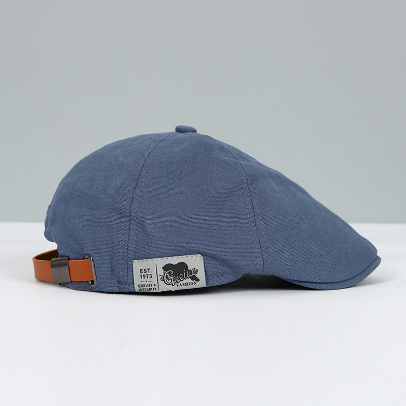 Angiales - Béret Homme en Coton Ajustable