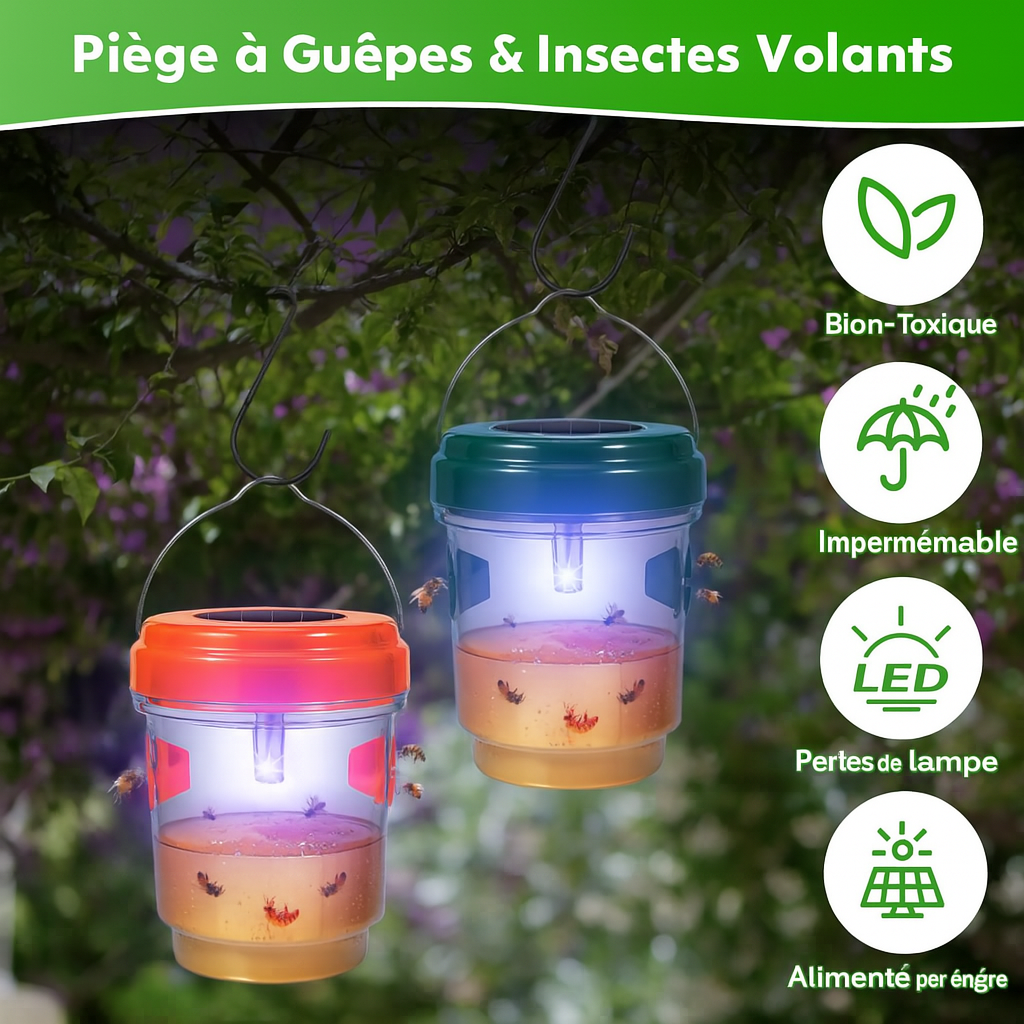 InsectoX™ - Piège Anti-Moustiques & Guêpes