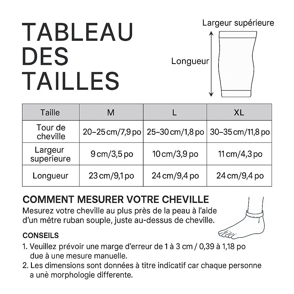 Podalux™ - Maintien Confort pour Talons et Cheville