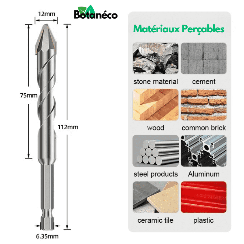 Percéo™ - Foret de perçage multi-surfaces