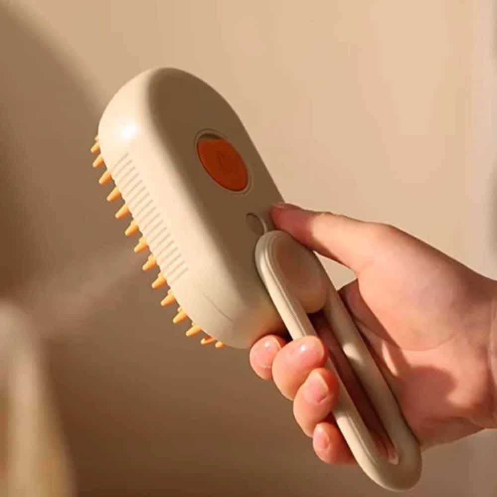 VapeoPet™ - Brosse Vapeur Nettoyage et Détente Animale
