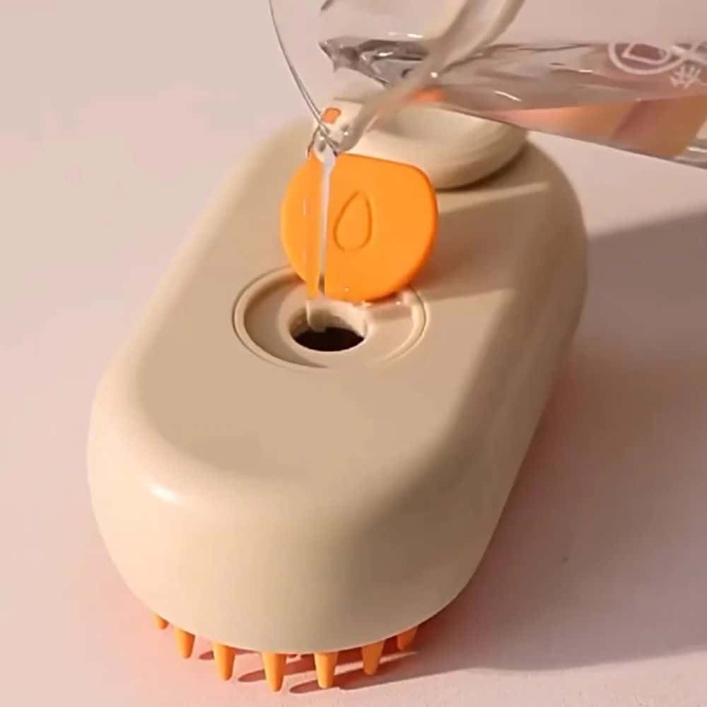 VapeoPet™ - Brosse Vapeur Nettoyage et Détente Animale
