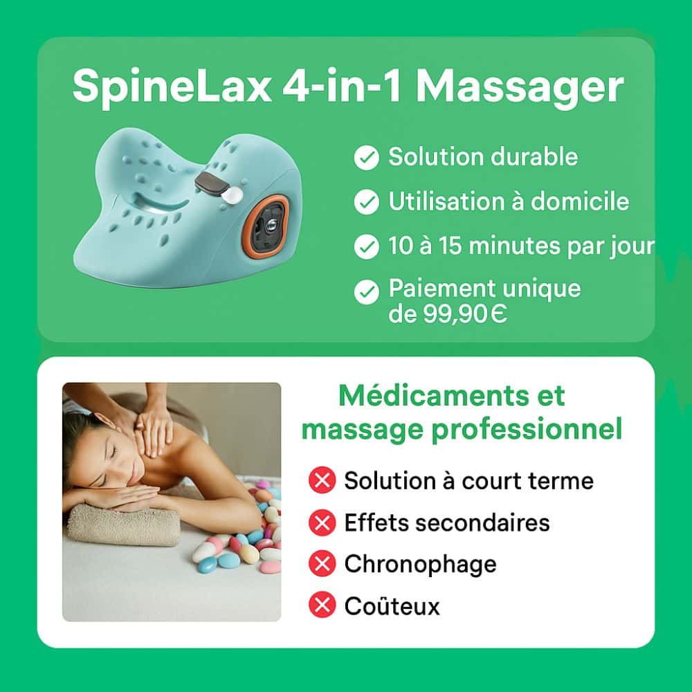SpineLax™ - Masseur de Nuque Chauffant