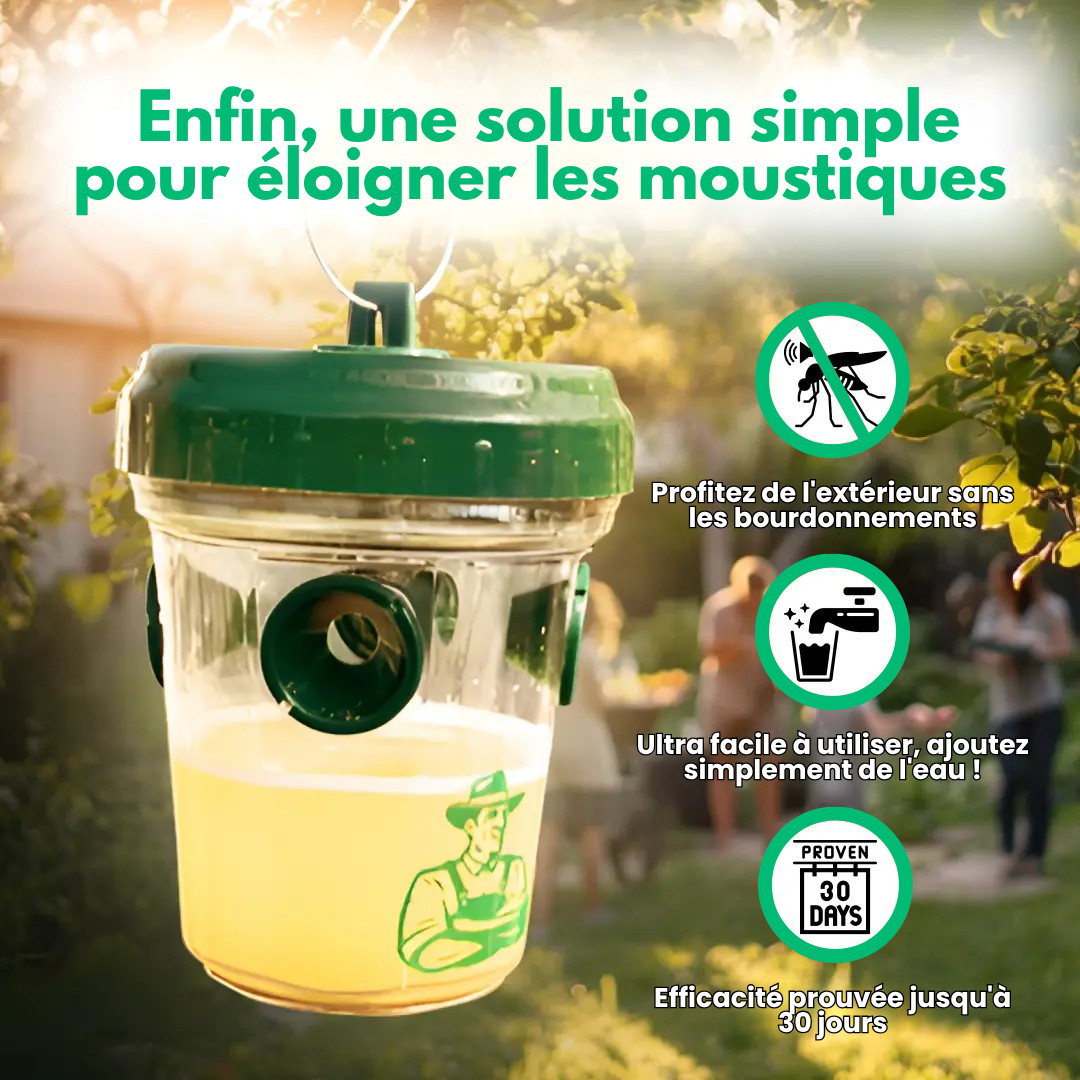 InsectoX™ - Piège Anti-Moustiques & Guêpes