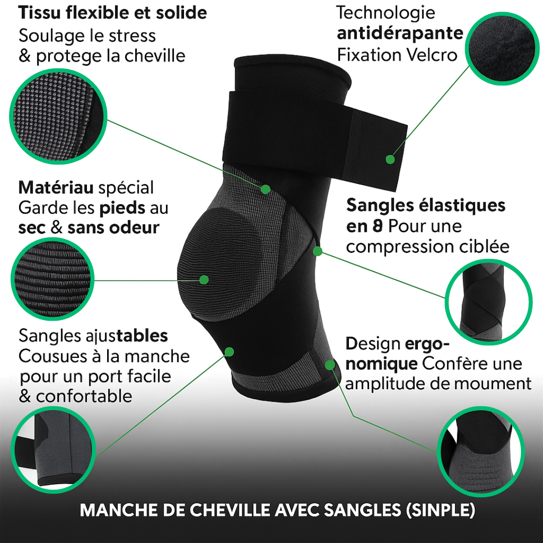 Podalux™ - Maintien Confort pour Talons et Cheville