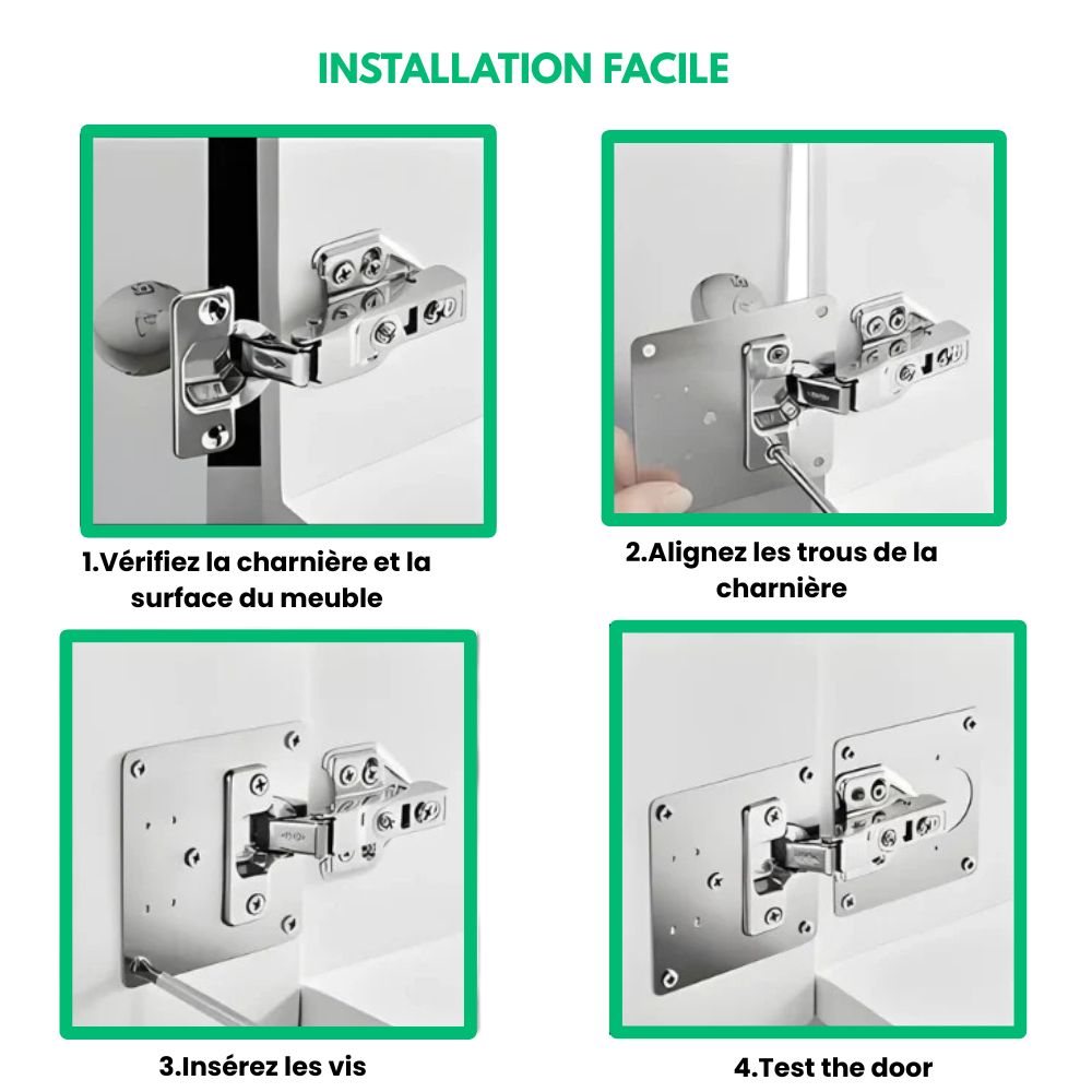 FixiBoard™ - Plaque De Réparation Pour Charnière