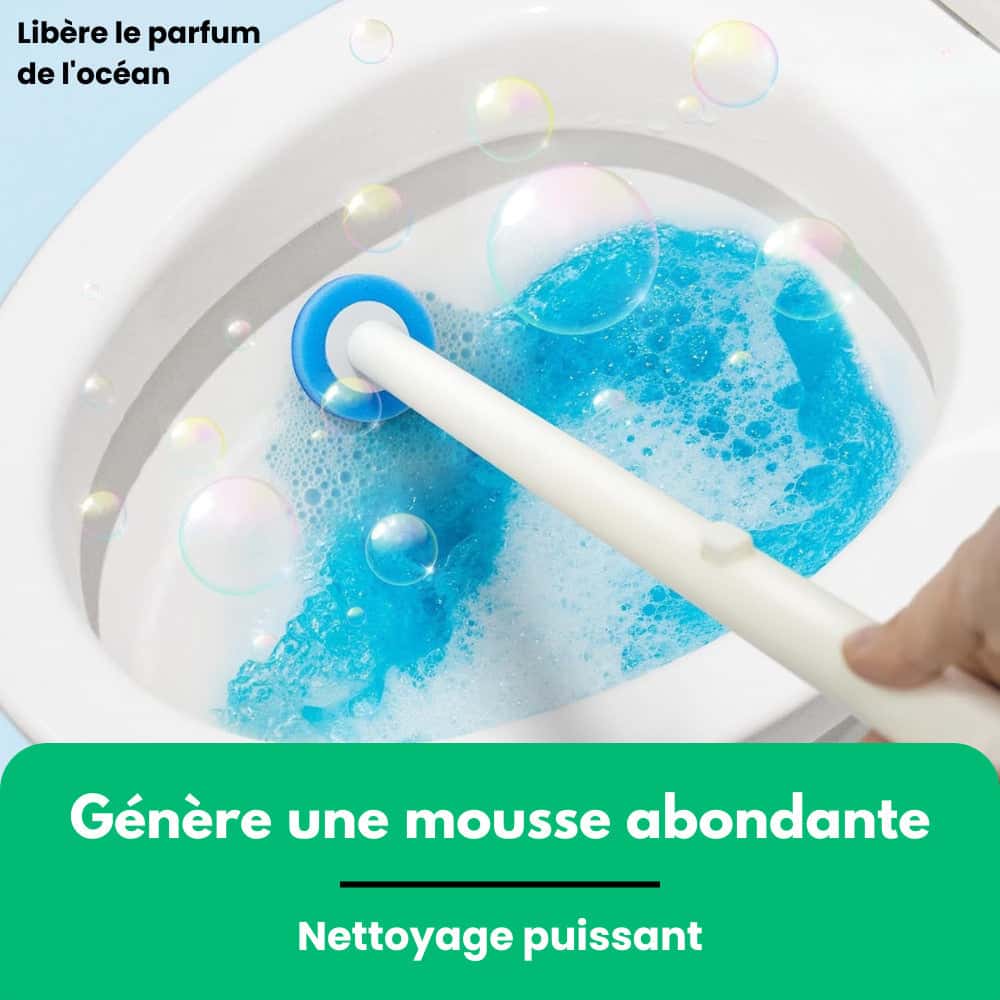 FlushBross™ - Brosse WC Jetable avec Recharges