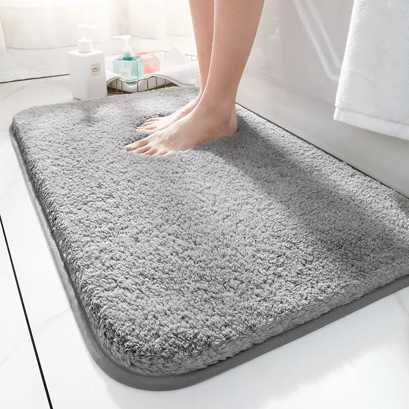 Veloureo™ - Tapis de Bain Moelleux Antidérapant