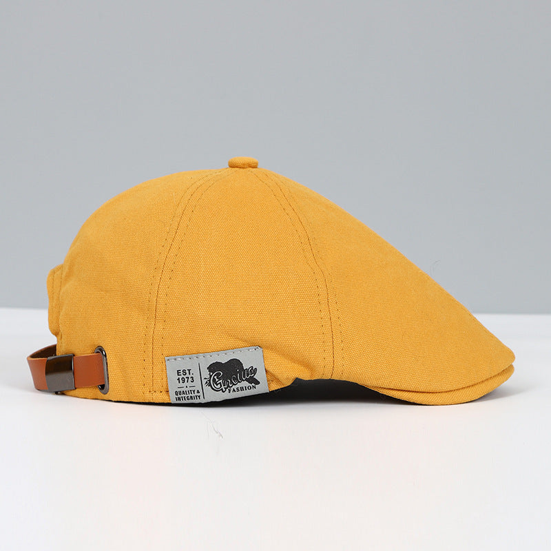 Angiales - Béret Homme en Coton Ajustable